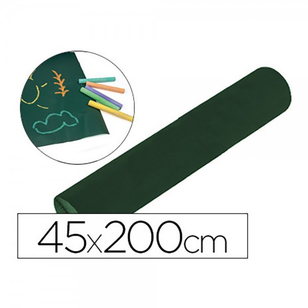 Pizarra rollo adhesivo para tiza colores surtidos 45 x 200 cm