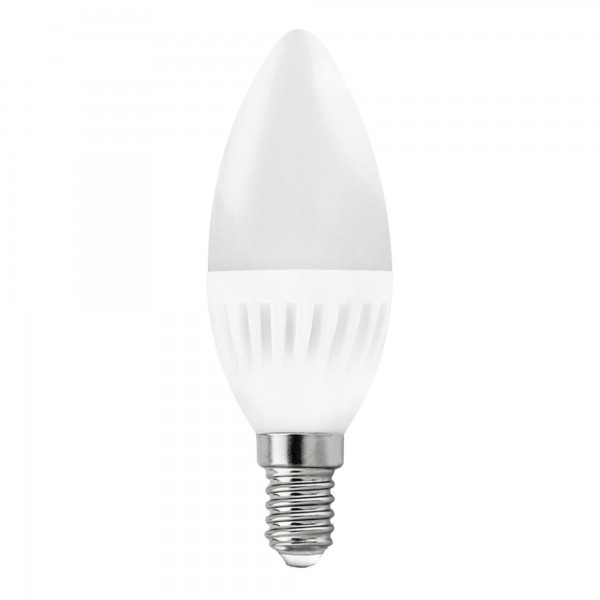 Bomb.led vela ceramica e14 10w.fria (caja de 10 unidades)
