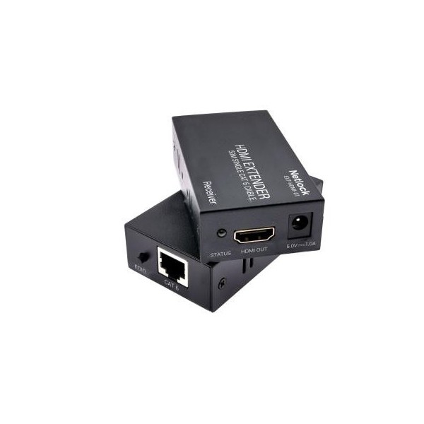 Netlock extensor hdmi por rj45 cat.6 hasta 50mt.